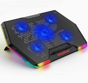 POWERbeast RGB Laptop Cooling Pad for 15.6-17 inch