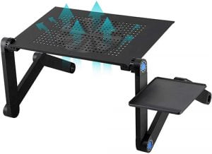 Adjustable Laptop Stand with USB Large Cooling Fan