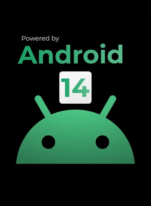 Runs on Android 14