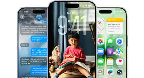 Apple iPhone 17 iOS 26. New look. Even more magic
