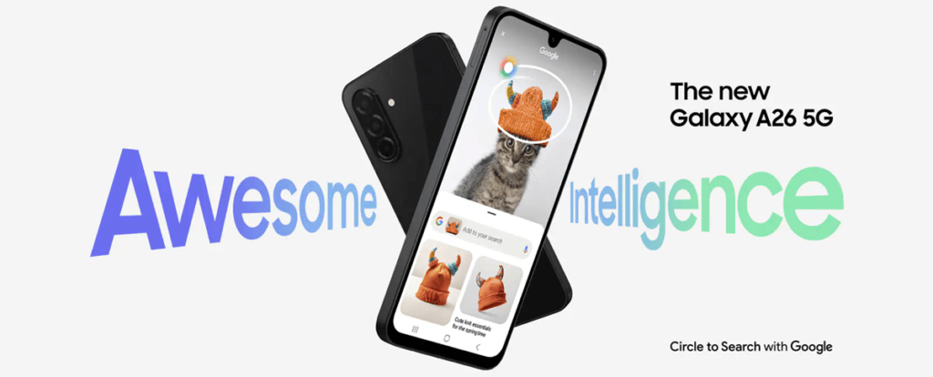 Sumsung Galaxy A26 Banner