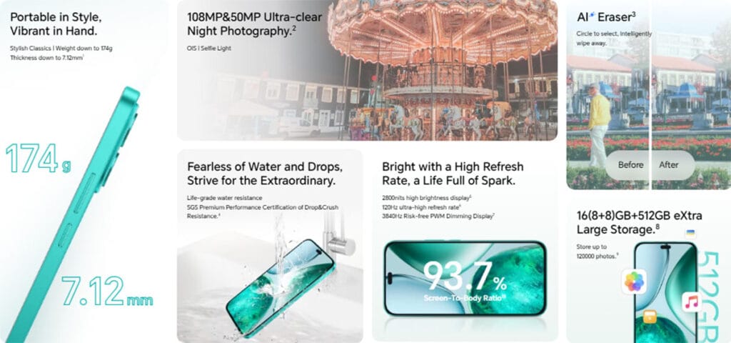 Honor X8c Features
