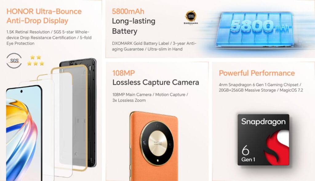 Honor X9b Features