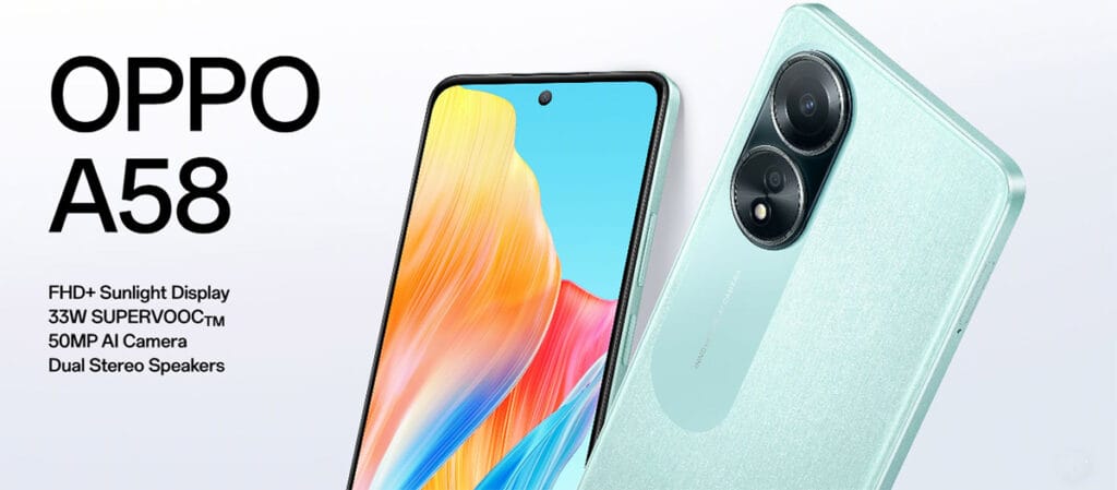Oppo A58 Banner