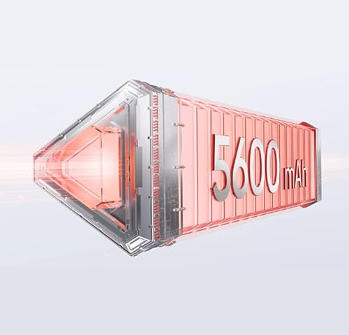 5600mAh Massive Battery