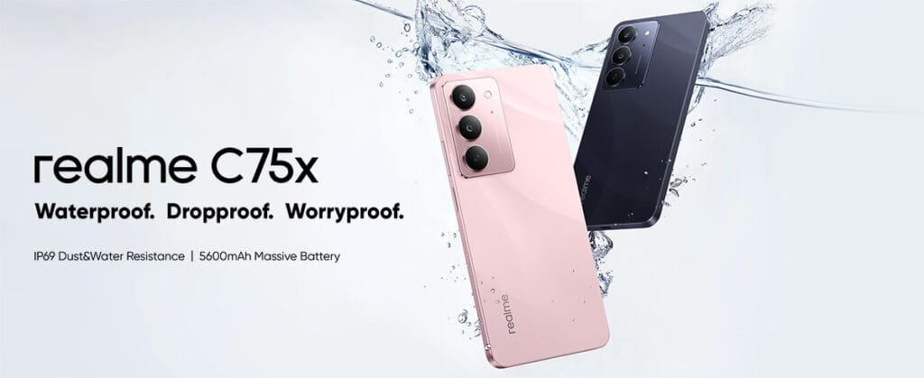 Realme C75x Banner