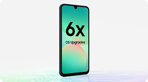 Samsung Galaxy A26 Built to last with 6x OS upgrades