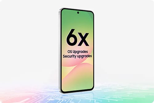 Samsung Galaxy A56 Built to last with 6x OS upgrades