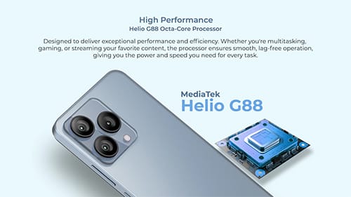 Sparx Note X MediaTek Helio G88 Chipset