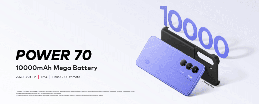 itel Power 70 Banner