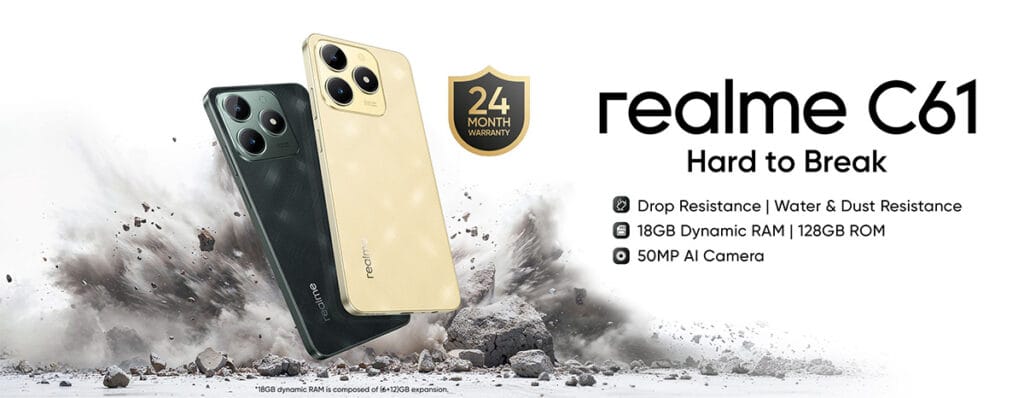 Realme C61 Banner