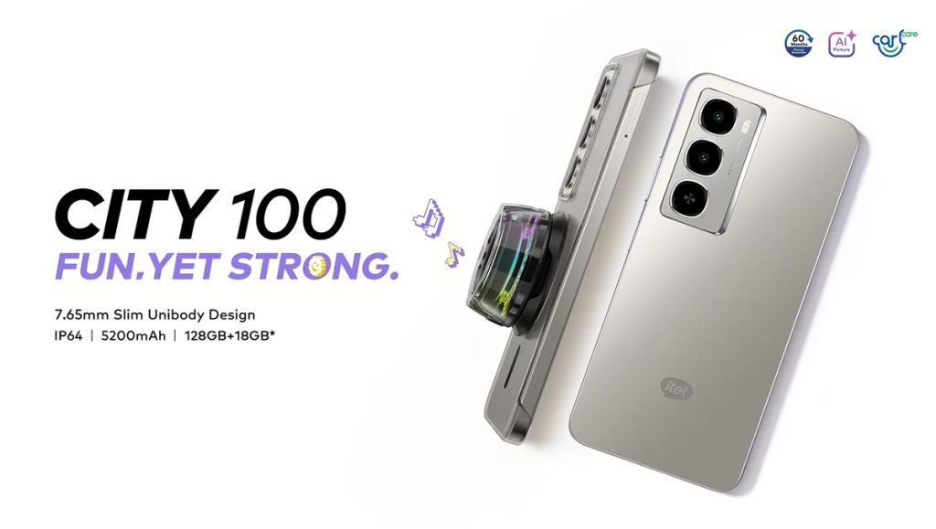 itel City 100 Banner