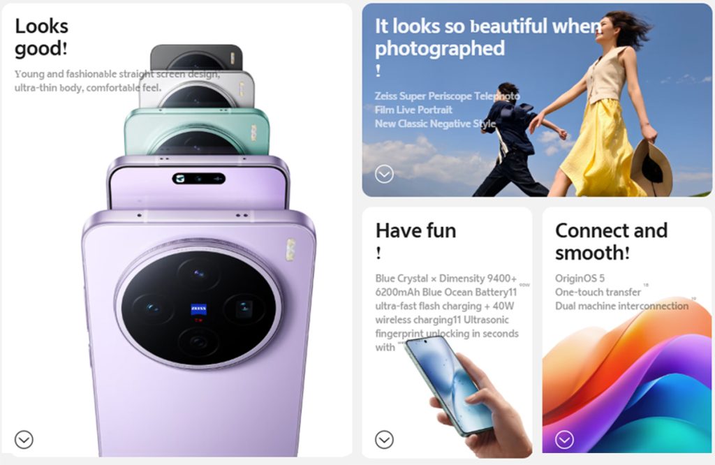 Vivo X200s Features