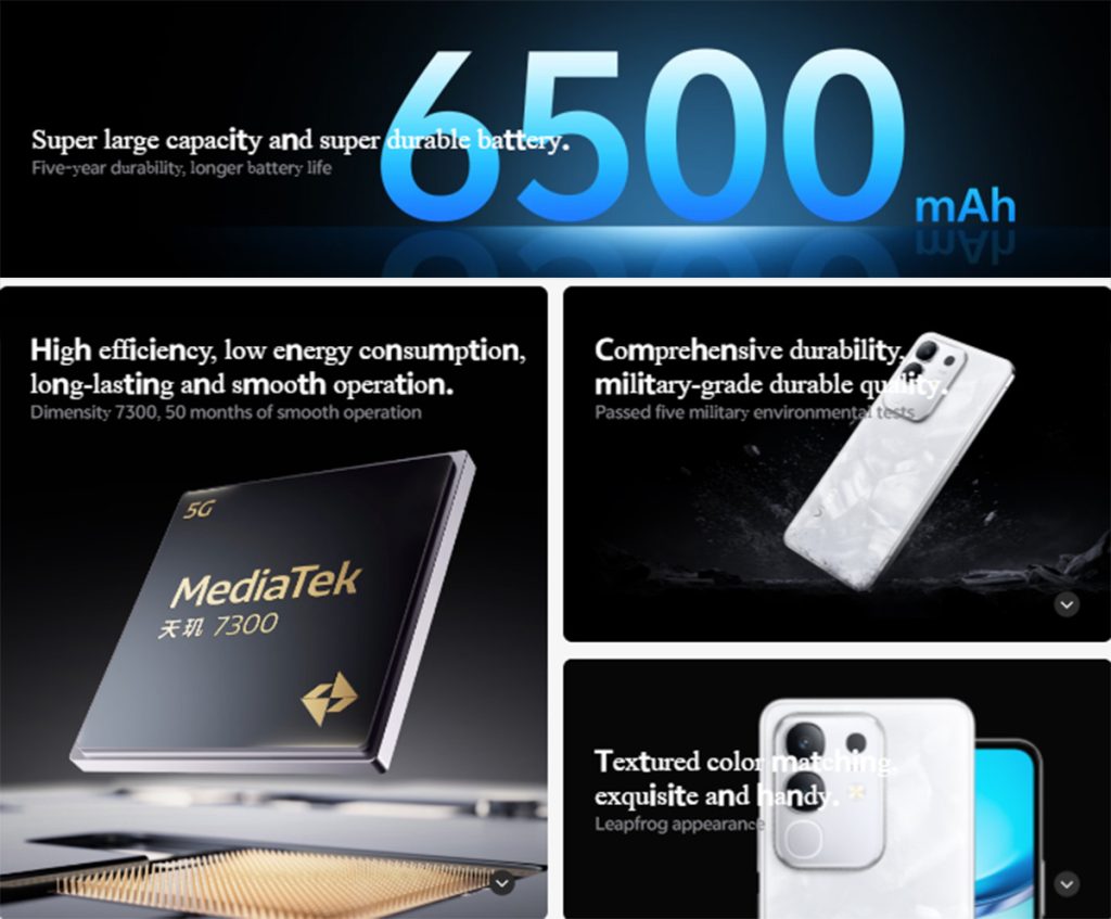 Vivo Y300t Features
