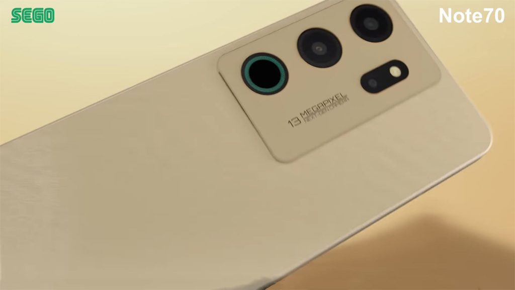 Sego Note 70 Banner