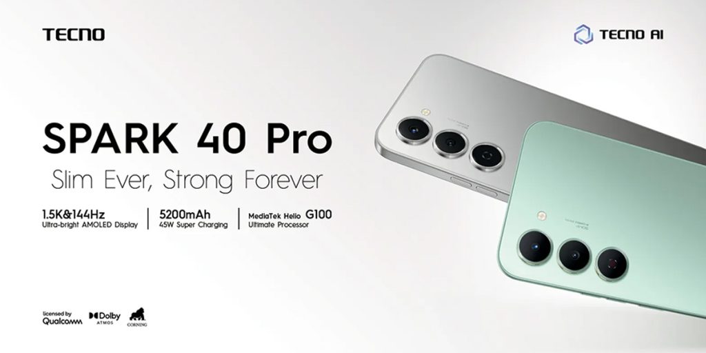 Tecno Spark 40 Pro Banner