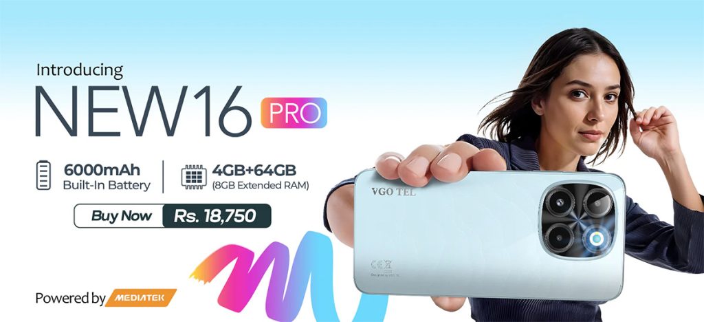 VGO TEL New 16 Pro Banner