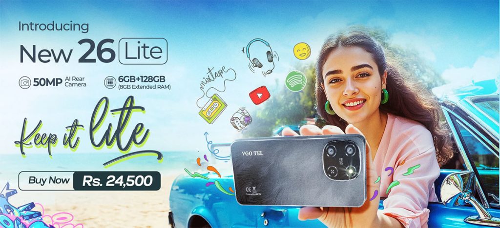 VGO TEL New 26 Lite Banner