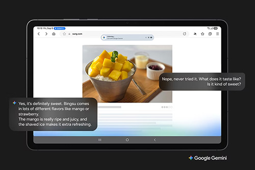 Samsung Galaxy Tab S11 Talk with Gemini about anything you see