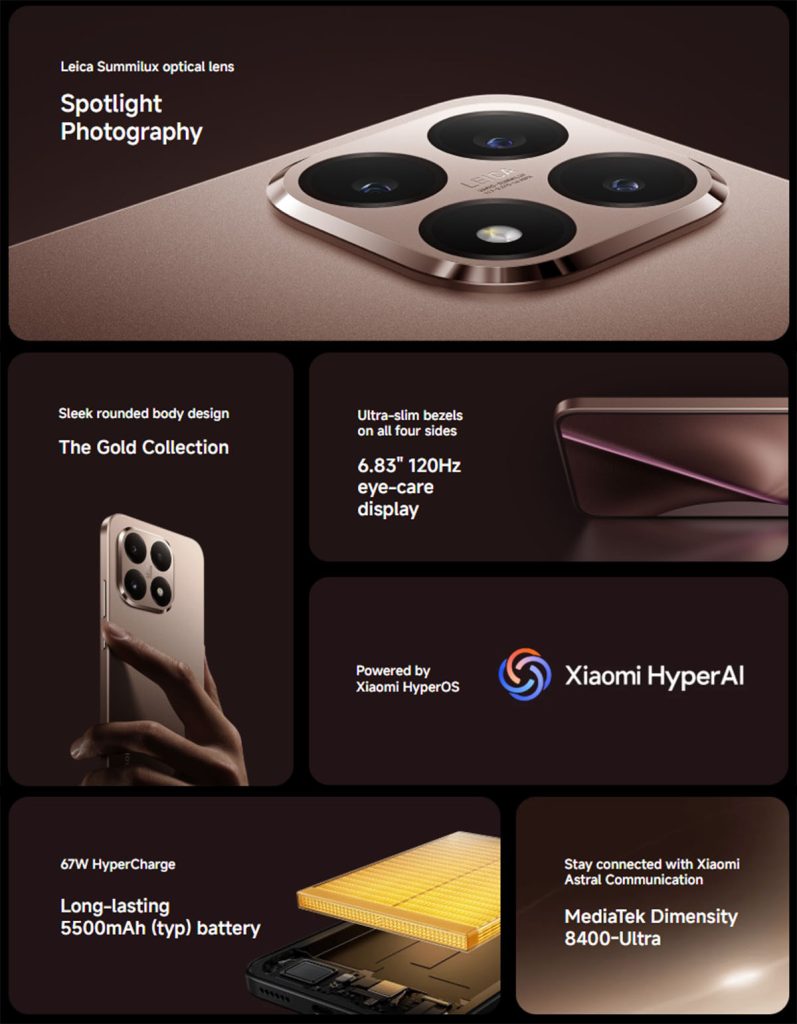Xiaomi 15T Features