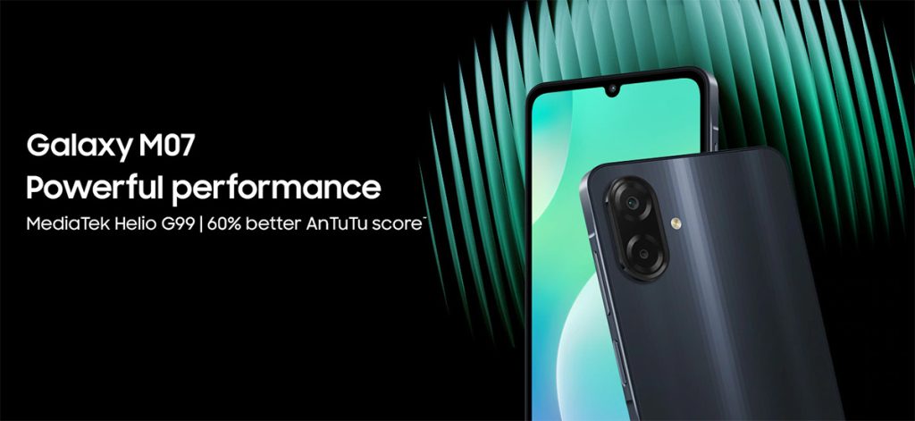 Samsung Galaxy M07 Banner