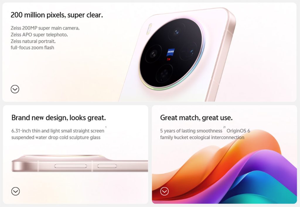 Vivo X300 Features