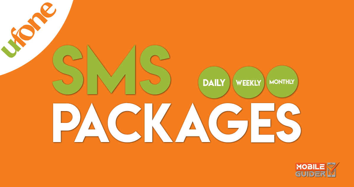 Ufone SMS Packages