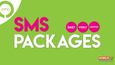 Zong SMS Packages