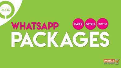 Zong WhatsApp Packages