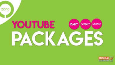 Zong YouTube Packages