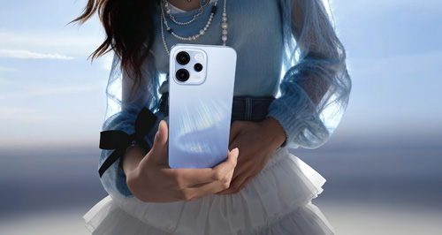 Oppo Reno15 F Aurora Vitality Aesthetic Design