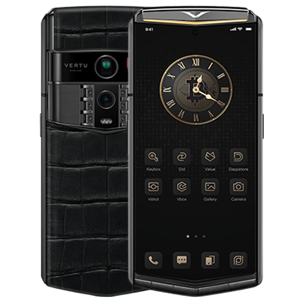 Vertu Agent Q Alligator Gold I