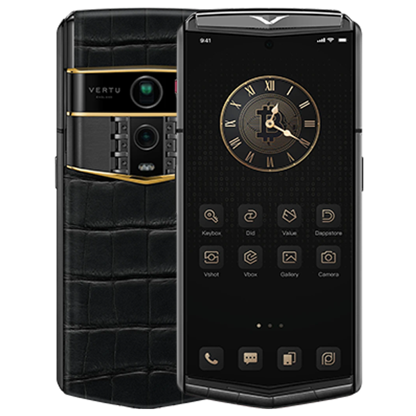 Vertu Agent Q Alligator Gold III
