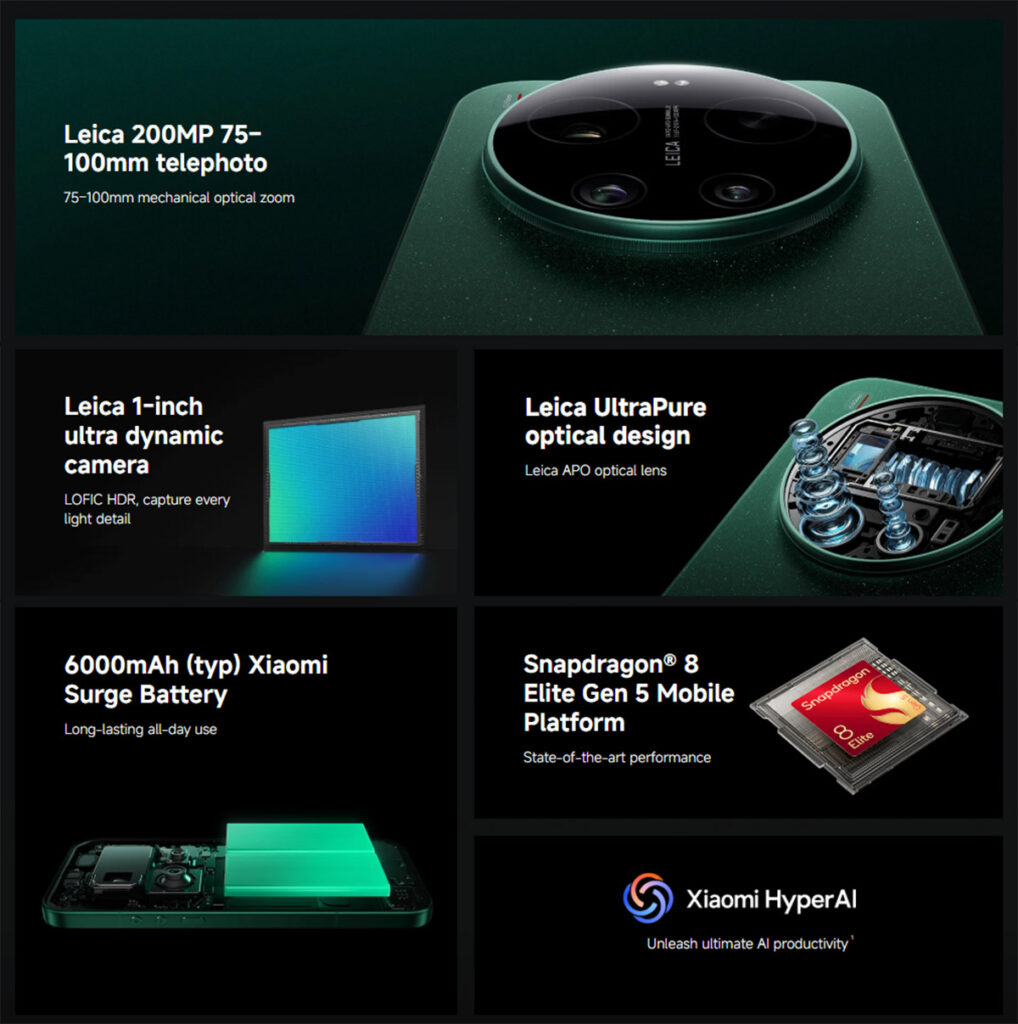 Xiaomi 17 Ultra Features