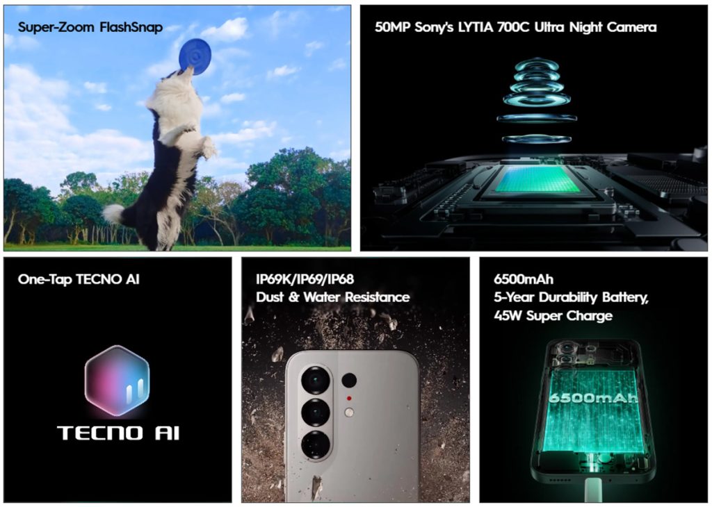 Tecno Camon 50 Features