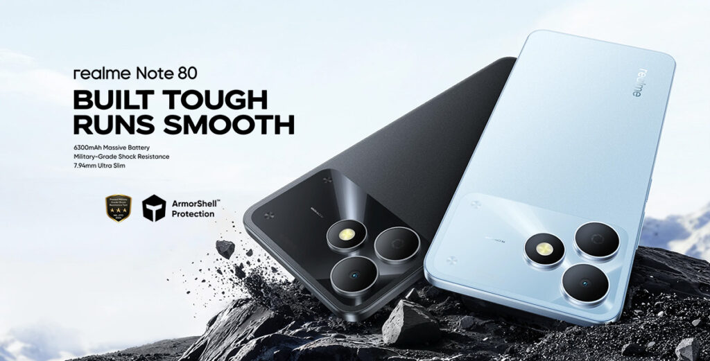 Realme Note 80 Banner