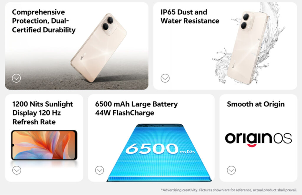 Vivo Y11d Features