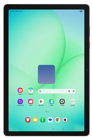 Zong 5G Galaxy Tab A11 Plus Go to the Home screen