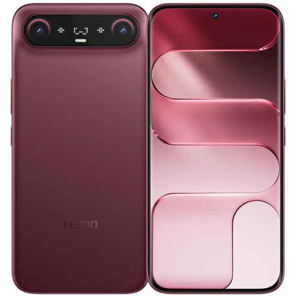 Tecno Camon Slim Burgundy Red