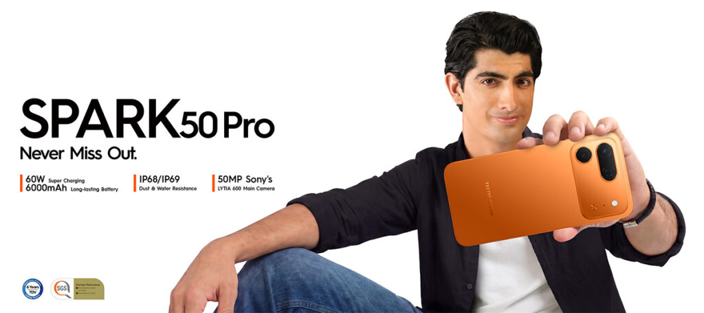Tecno Spark 50 Pro Banner