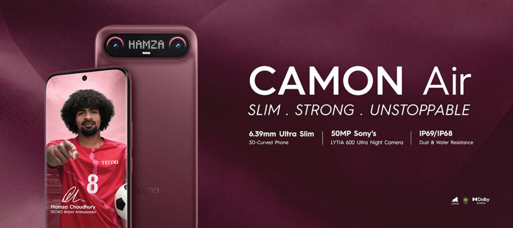 Tecno Camon Air Banner
