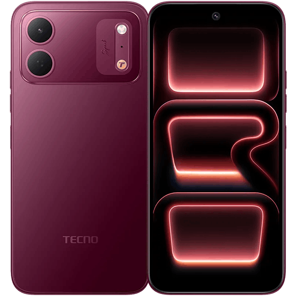 Tecno Spark 50C Burgundy Red