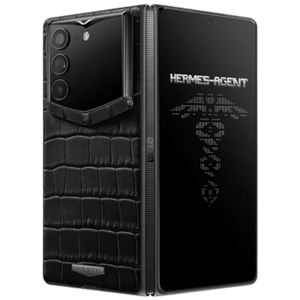 Vertu AlphaFold Alligator Skin Black Carbon