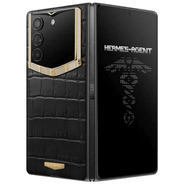 Vertu AlphaFold Bespoke Alligator Skin Gold & Diamond