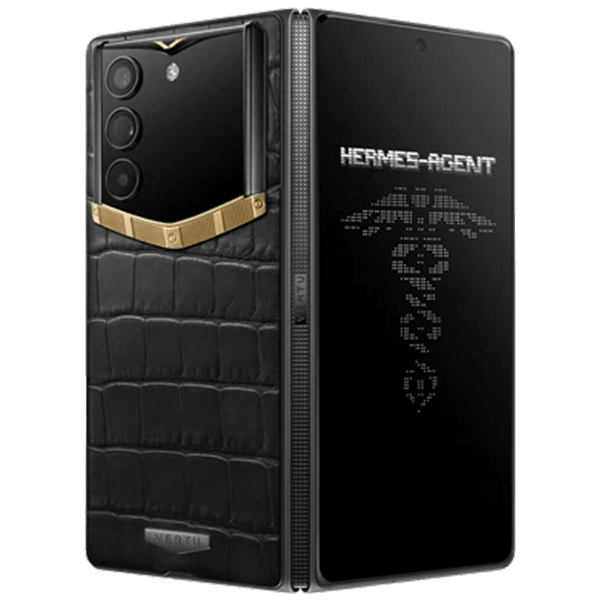 Vertu AlphaFold Bespoke Alligator Skin Gold I