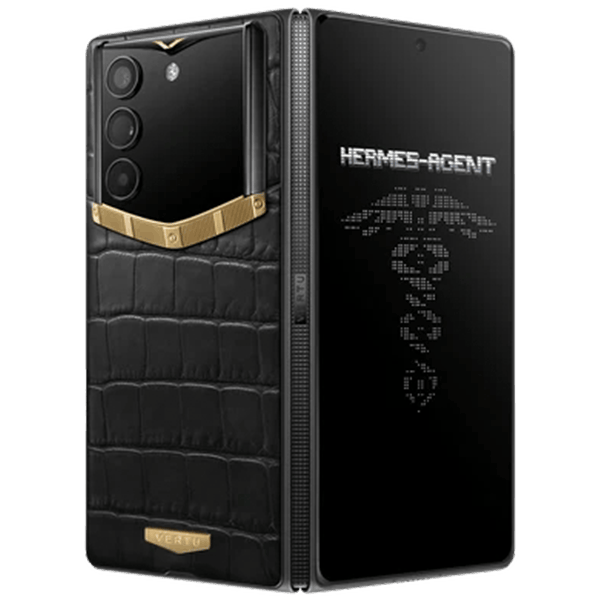 Vertu AlphaFold Bespoke Alligator Skin Gold II