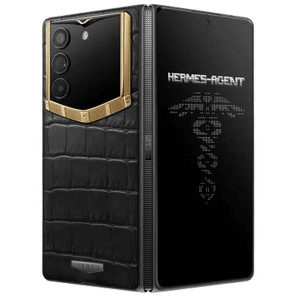 Vertu AlphaFold Bespoke Alligator Skin Gold III