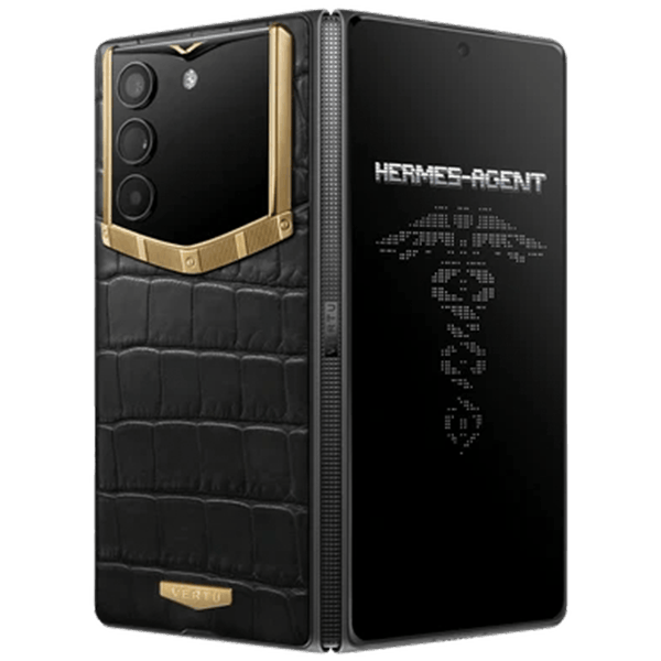 Vertu AlphaFold Bespoke Alligator Skin Gold IV