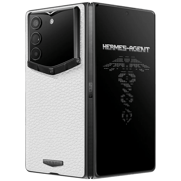 Vertu AlphaFold Grained Calfskin Creamy White