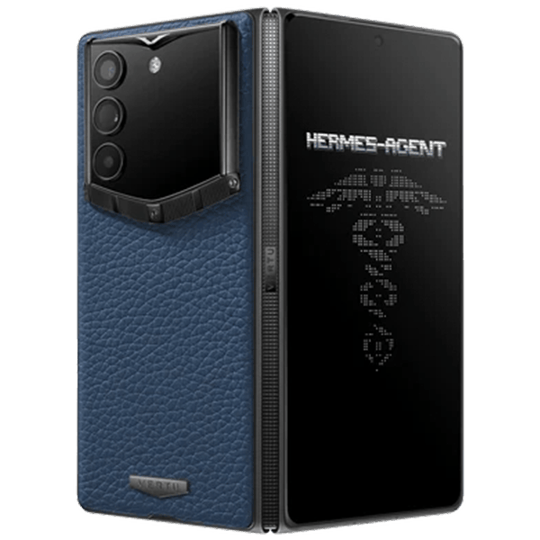Vertu AlphaFold Grained Calfskin Navy Blue
